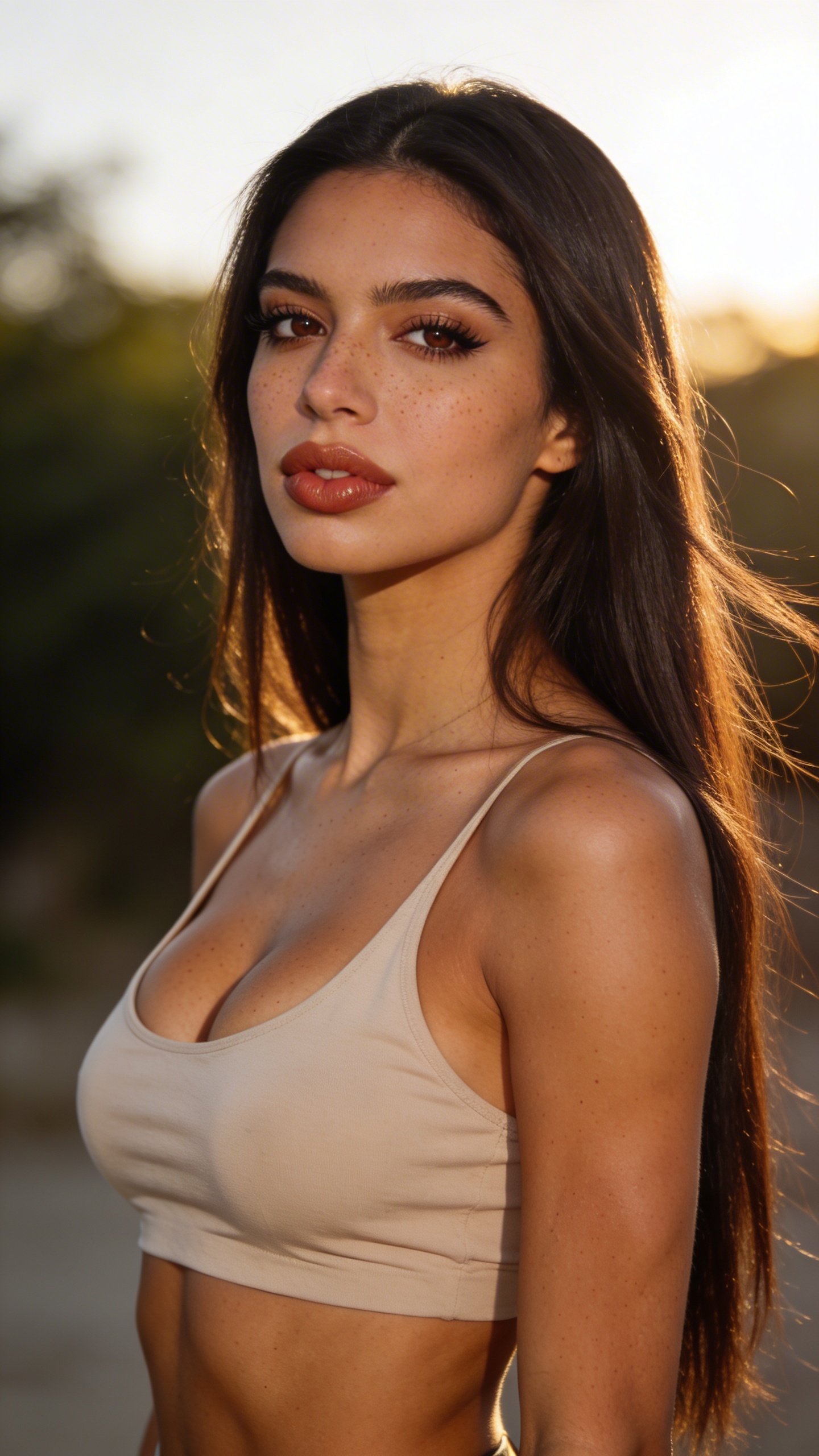 Modelo virtual de fitness generada con inteligencia artificial - Influencer IA para contenido de wellness